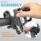 Serenelife Golf Cart Universal GPS Holder - Fits GPS, PDA's and Mobile Devices, Mounting Bracket for Trolley Tu SLGZGPSH - alternate 4
